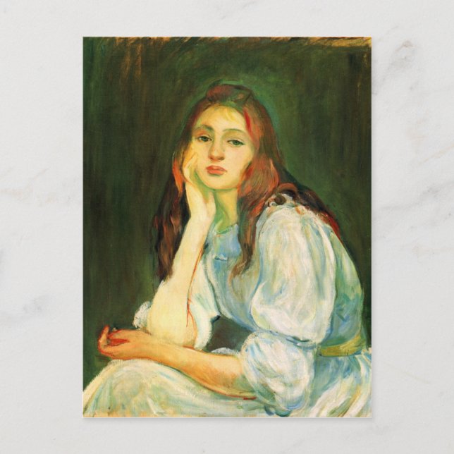 Julie som drömm vid Berthe Morisot Vykort (Framsida)