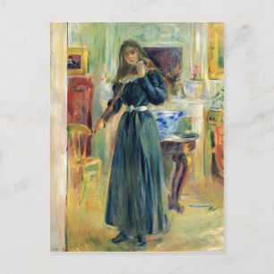 Julie spelar fiolin av Berthe Morisot Vykort