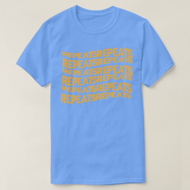 Julien Baker Repeat lyric T Shirt (Design framsida)
