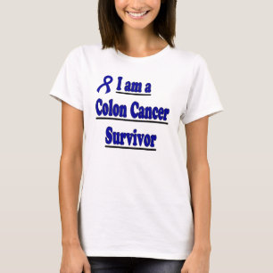 Julies skjorta för överlevande för koloncancer t shirt