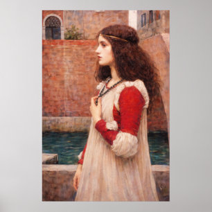 Juliet av John William Waterhouse Poster