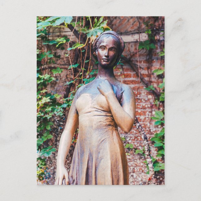 Juliet statue,Verona,Italien Vykort (Framsida)