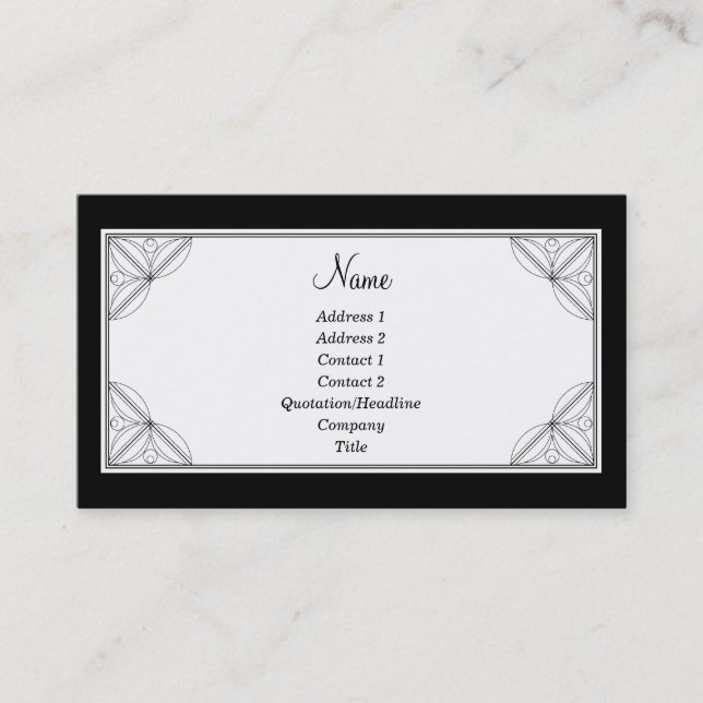 Juliet Visitkort (Framsida)