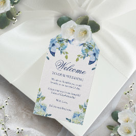 Juliette Blue Hotel Guests Bröllop Välkommen Presentetikett