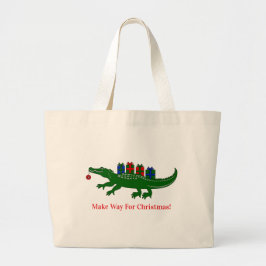 Julig Alligator-handväskor Jumbo Tygkasse