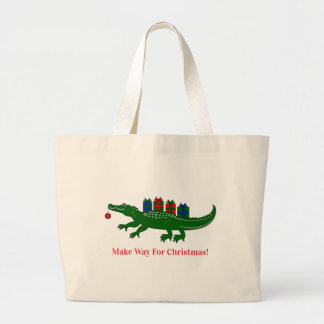 Julig Alligator-handväskor Jumbo Tygkasse