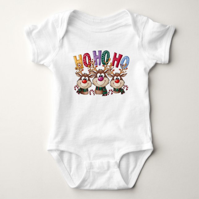 Julig babyskjorta t shirt (Framsida)