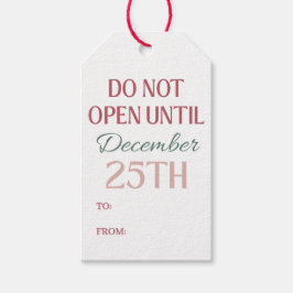 Julig Glad Jul Presentetikett