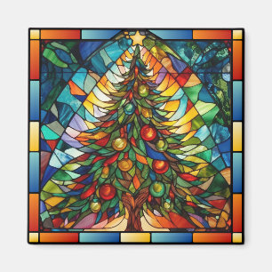 Julig glasmålning jul magnet