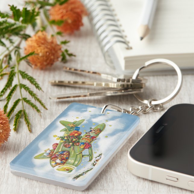 Julig jul, Tomte flyger ett flygplan (Högra Framsidan)