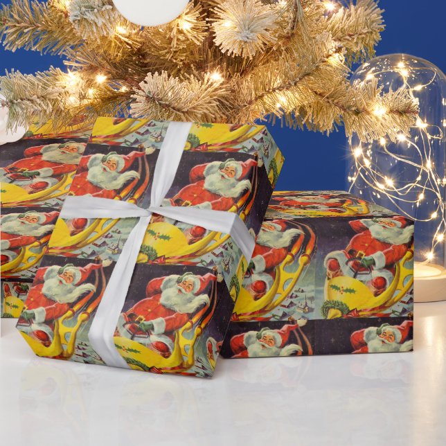 Julig jul, Tomte i rymdskepp Presentpapper (Helgdagar)