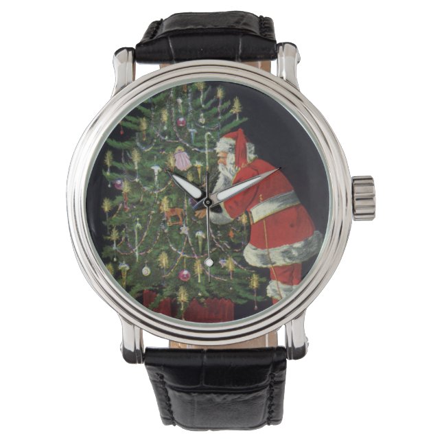 Julig jul, Tomte med presenter Armbandsur (Framsida)