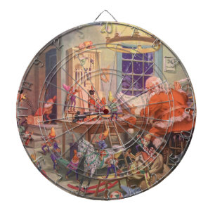 Julig jul, Tomte med tomteverkstad Darttavla