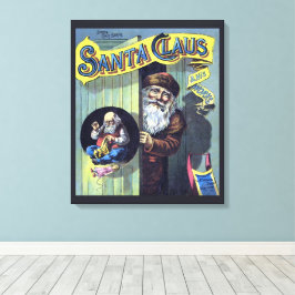 Julig jul, Tomtefar och hans verk Bok Canvastryck