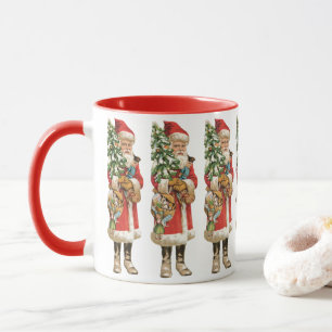 Julig jul, utklippsbild av tomte mugg