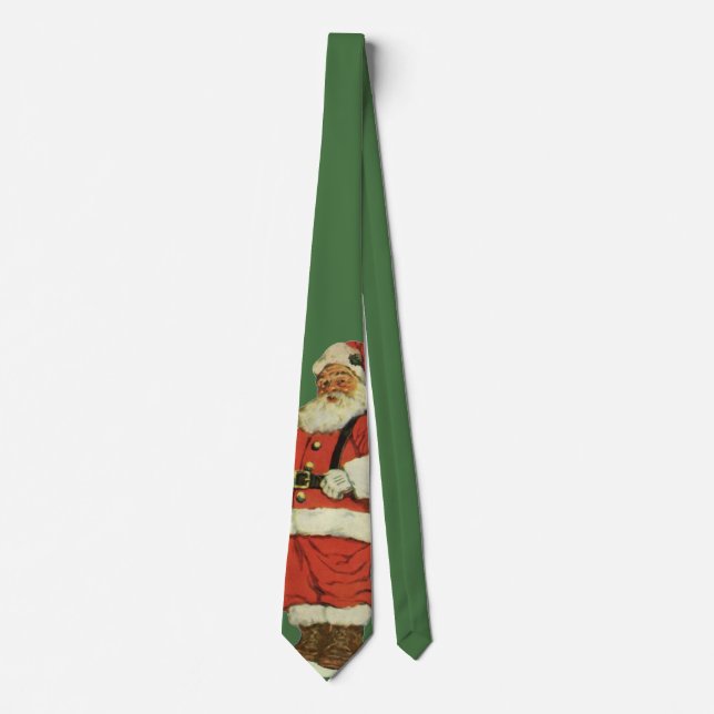 Julig jul, viktoriansk jultomte med leksaker slips (Framsida)