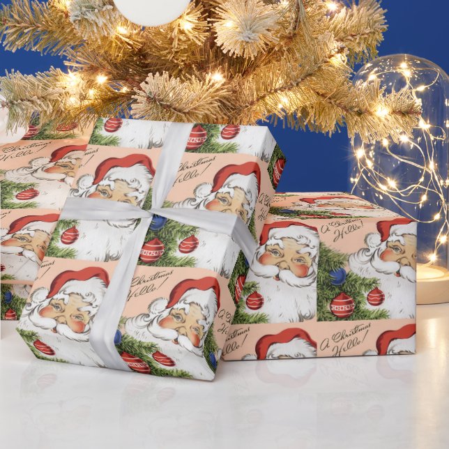 Julig Julhälsning! Glad tomte Presentpapper (Helgdagar)