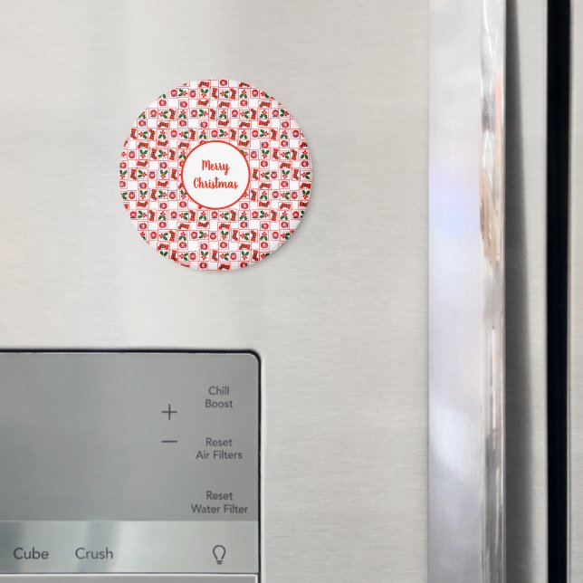 Julig julmönster magnet (In Situ (Fridge))