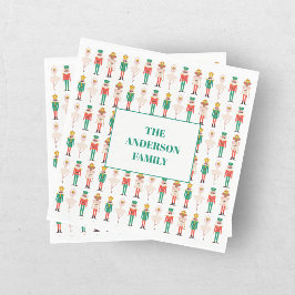 Julig julnötknäppare ballerina  pappersservett