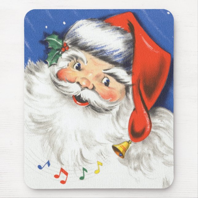 Julig jultomte med musik musmatta (Framsidan)