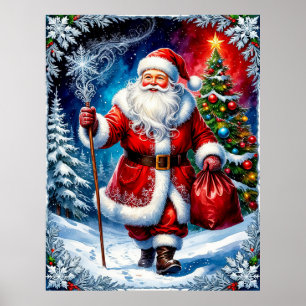 Julig jultomte poster