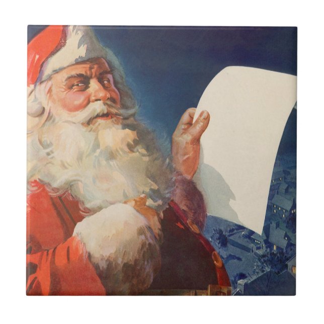 Julig klassiker, Tomte julens snälla och stygga li Kakelplatta (Framsidan)