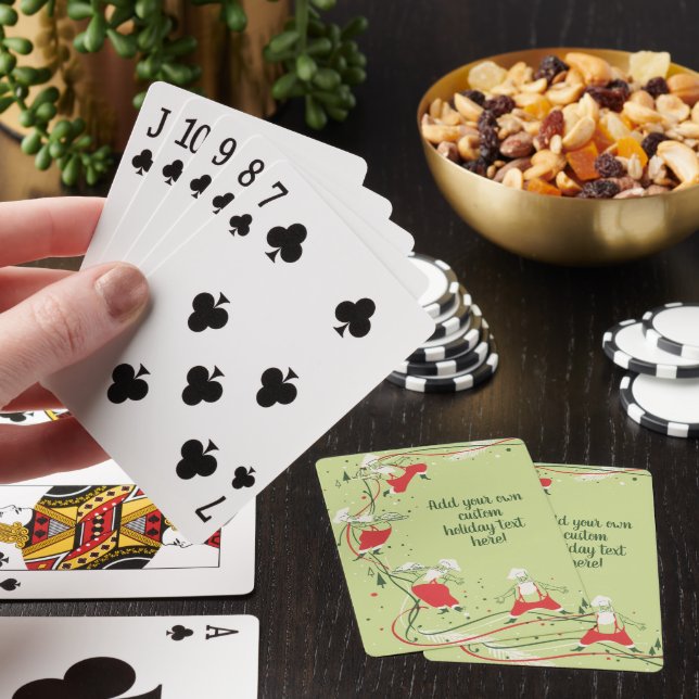 Julig nostalgi, Tomte-Kocken med middag Casinokort (På plats)