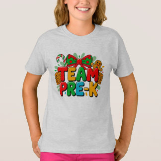 Julig Team Pre-K jultröja T Shirt