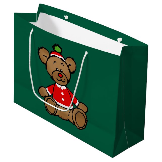 Julig Teddybjörn Design (Framsidan Vinklad)