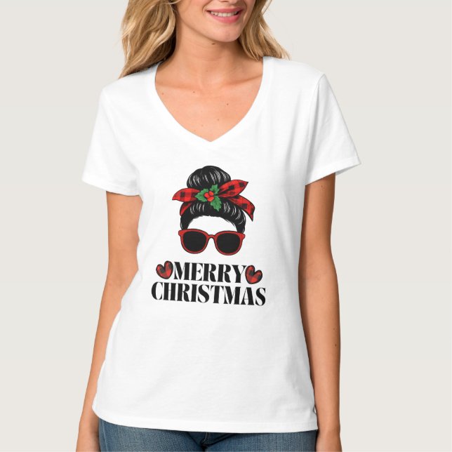 Julig tovig mor design t shirt (Framsida)