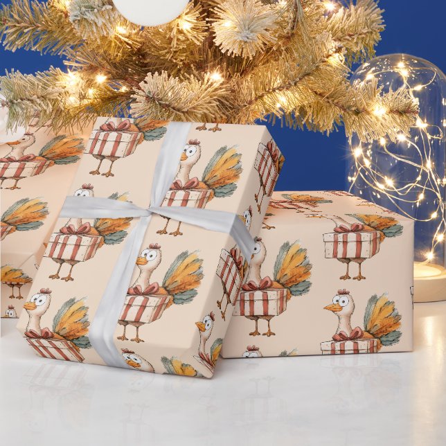 Julig Tur Thanksgiving Inpackningspapper Presentpapper (Helgdagar)