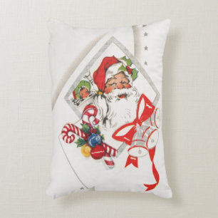 Julig vintage, Tomte med sockerrör Prydnadskudde