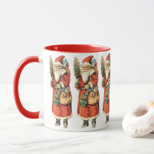 Julig vintage, utklippsbild av Tomte Mugg