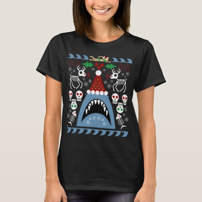 Juligt fuljuls-skjorta t shirt (Framsida)