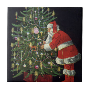 Juligt jul, Tomte med presenter Kakelplatta