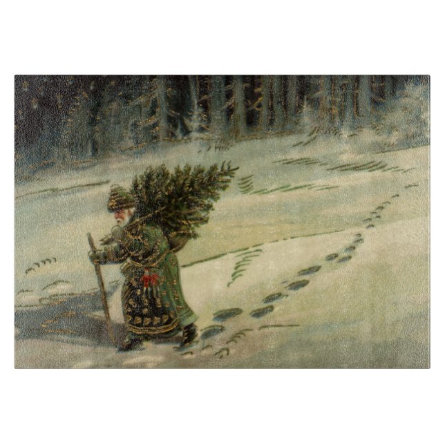 Juligt jul, Tomtefar bär ett träd (Framsidan)