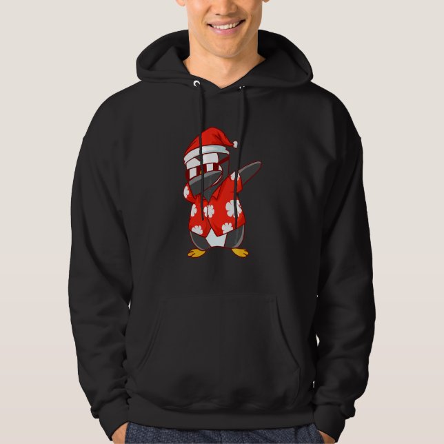 Julijul  Dabbig pingvin Hoodie (Framsida)