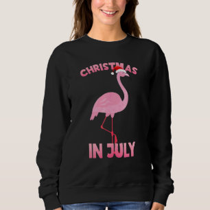 Julijul firande Rosa Flamingo Sommar Familjeledigt T Shirt