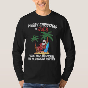 Julijul firande strandparty tomte män kvinnor seme t shirt