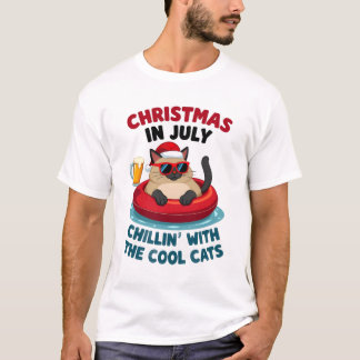Julijul firar Pappa Mamma Chillar Med Sia T Shirt