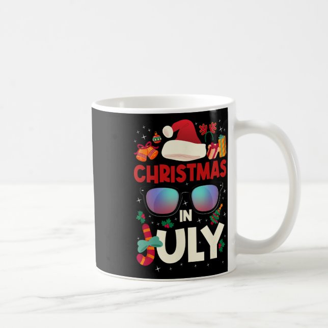 Julijul Glad Jul Sommar Rolig Tomte Kaffemugg (Höger)