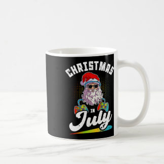 Julijul Santa Gamer Solglasögon Strand Sommar Kaffemugg