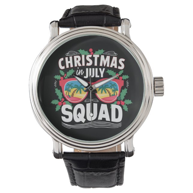 Julijul Squad Solglasögon Sommar Strand Armbandsur (Framsida)