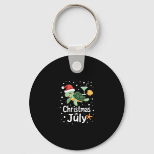 Julijul Turtlesommar Xmas Sköldpadda Kvinnor Nyckelring