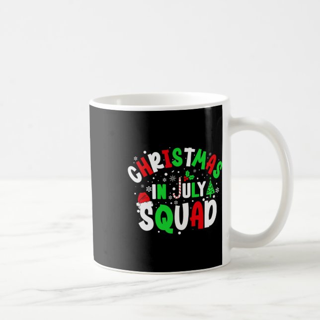 Julikrysset Squad Roligt Jul Sommar Män Kaffemugg (Höger)