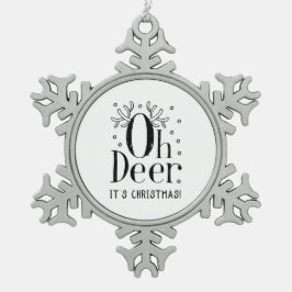 Julillustration av snöflingans ornament i hjorten