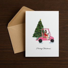 julillustration helg vykort