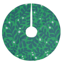 Julillustration i hand plockade julgransmatta borstad polyester