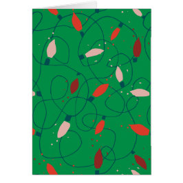 Julillustration i hand plockade OBS kort