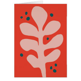 Julillustration i hand plockade OBS kort